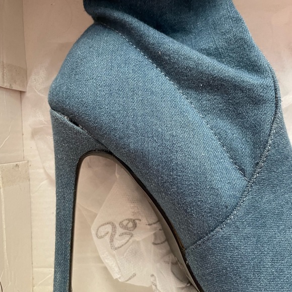 Denim thigh-high Boats in the box - Picture 3 of 5